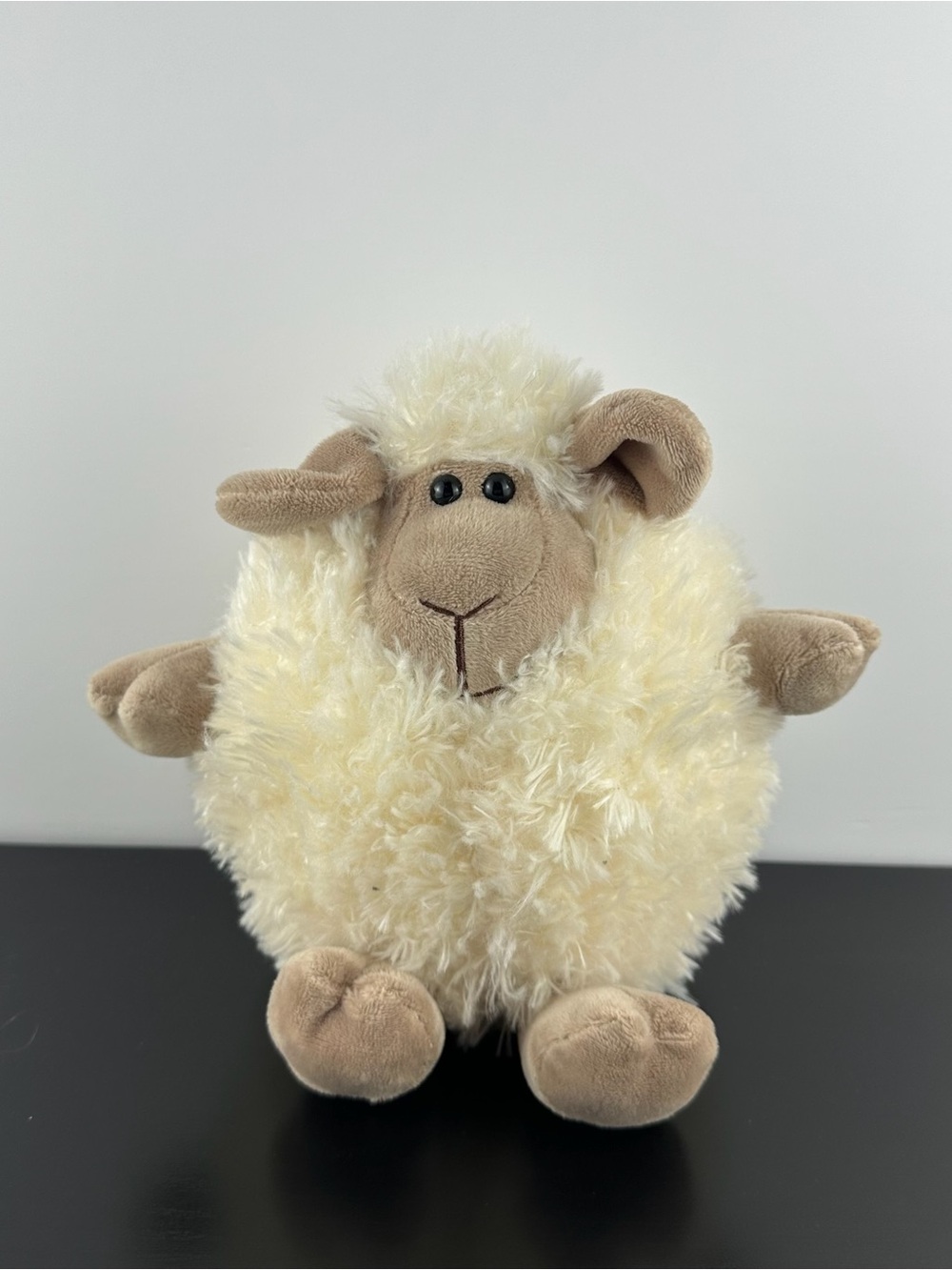 Miniso Life RARE Lamb Sheep 8.5" White Beige Plush Stuffed Animal